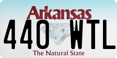 AR license plate 440WTL