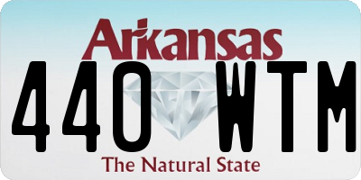 AR license plate 440WTM