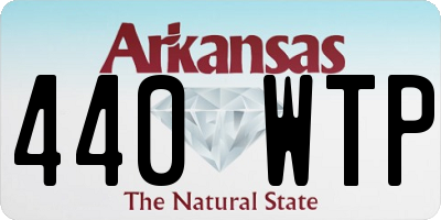 AR license plate 440WTP