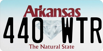 AR license plate 440WTR