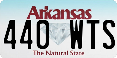 AR license plate 440WTS