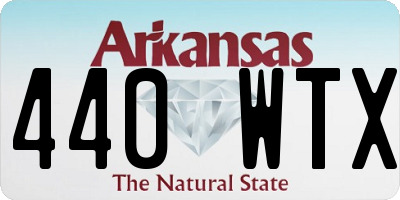 AR license plate 440WTX