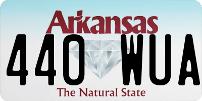 AR license plate 440WUA