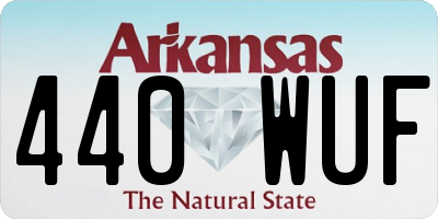 AR license plate 440WUF