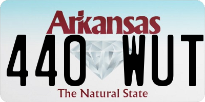 AR license plate 440WUT