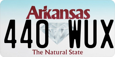 AR license plate 440WUX