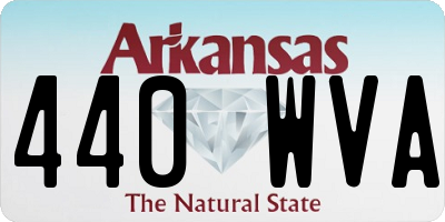 AR license plate 440WVA