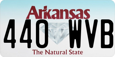 AR license plate 440WVB