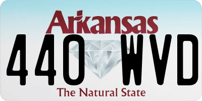 AR license plate 440WVD