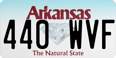 AR license plate 440WVF