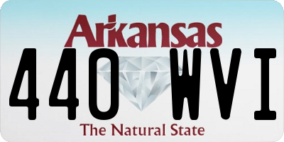 AR license plate 440WVI