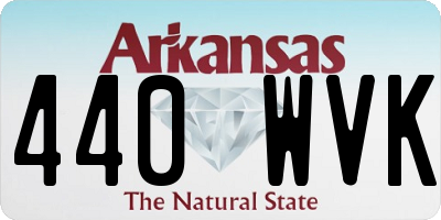 AR license plate 440WVK