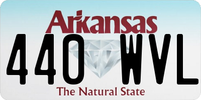 AR license plate 440WVL