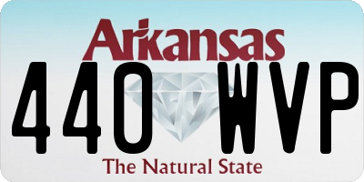 AR license plate 440WVP