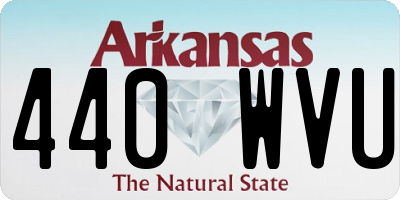 AR license plate 440WVU