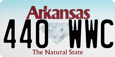 AR license plate 440WWC