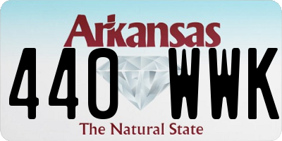 AR license plate 440WWK