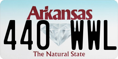 AR license plate 440WWL