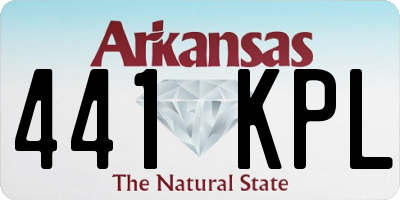 AR license plate 441KPL