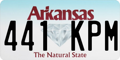 AR license plate 441KPM