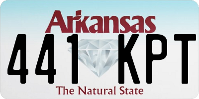 AR license plate 441KPT