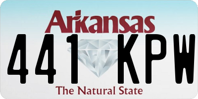 AR license plate 441KPW