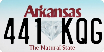 AR license plate 441KQG