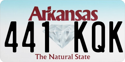 AR license plate 441KQK