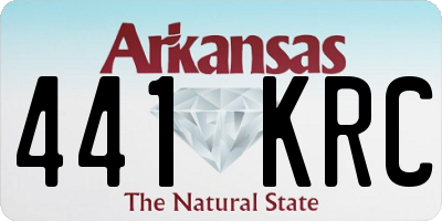AR license plate 441KRC