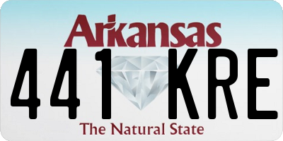 AR license plate 441KRE