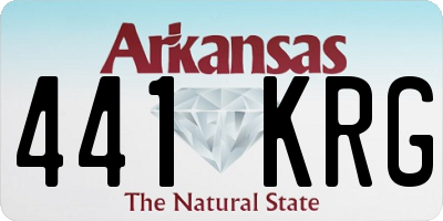 AR license plate 441KRG
