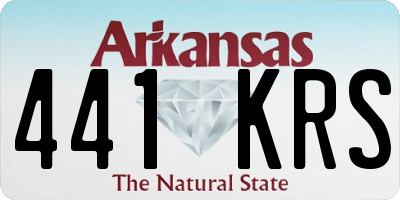 AR license plate 441KRS