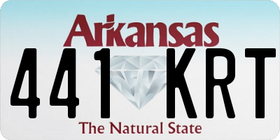 AR license plate 441KRT