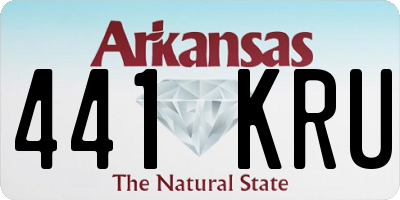 AR license plate 441KRU