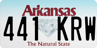 AR license plate 441KRW
