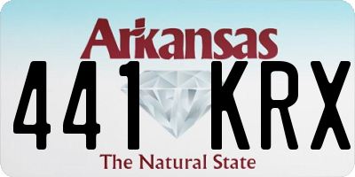 AR license plate 441KRX