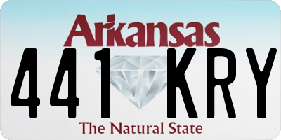 AR license plate 441KRY