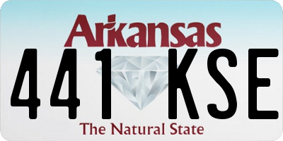 AR license plate 441KSE