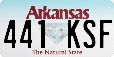 AR license plate 441KSF