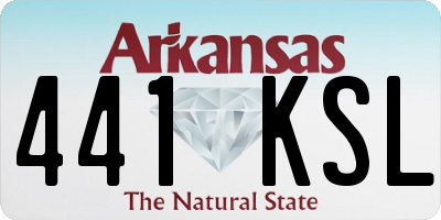 AR license plate 441KSL