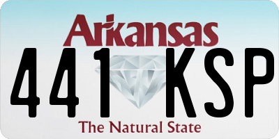 AR license plate 441KSP