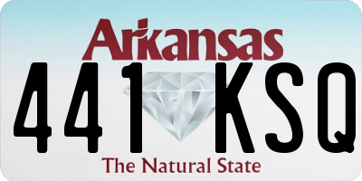 AR license plate 441KSQ