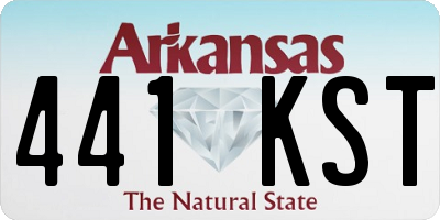 AR license plate 441KST
