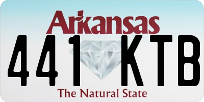 AR license plate 441KTB