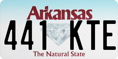 AR license plate 441KTE