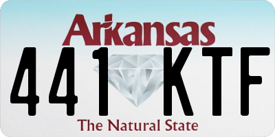 AR license plate 441KTF