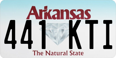 AR license plate 441KTI