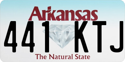 AR license plate 441KTJ