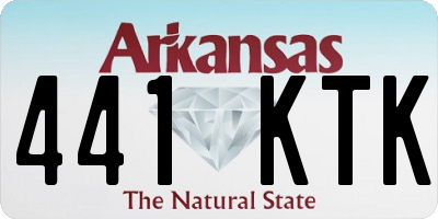AR license plate 441KTK