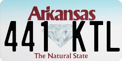 AR license plate 441KTL